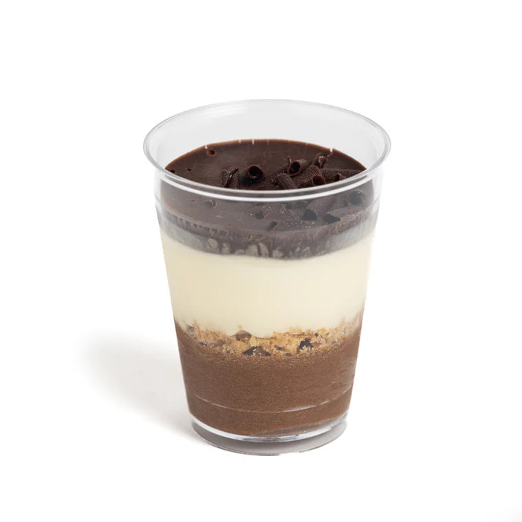 VANILLA CHOCOLATE DESSERT CUP 100 X PER CASE $0.95 EACH