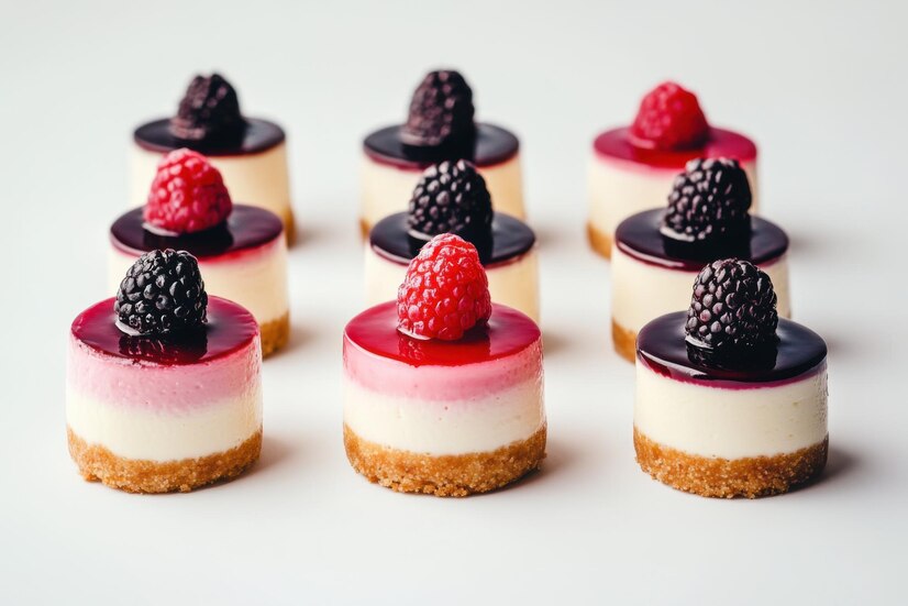 ASSORTED MINI CHEESE CAKE 100 X PER CASE $0.95 EACH